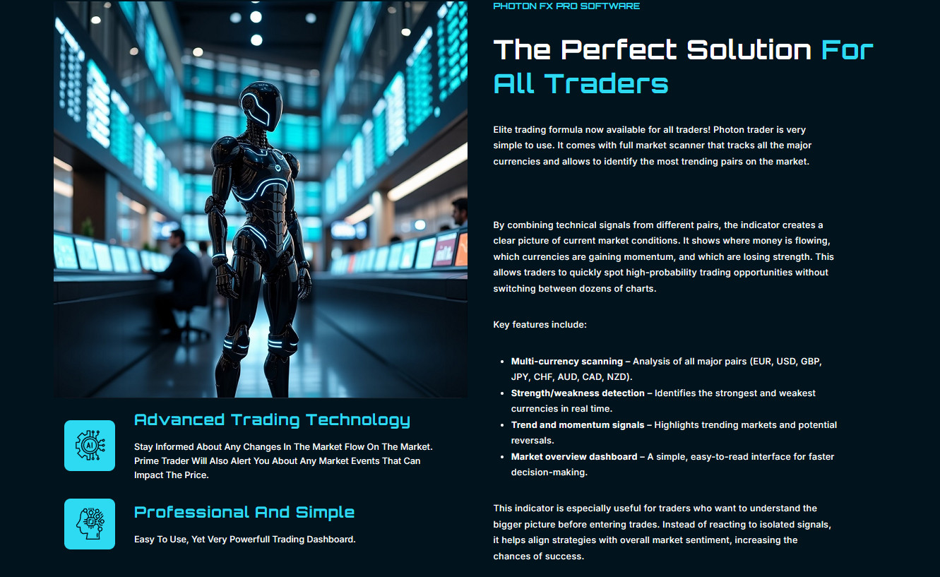 Photon FX PRO – MT4 Indicator Software!