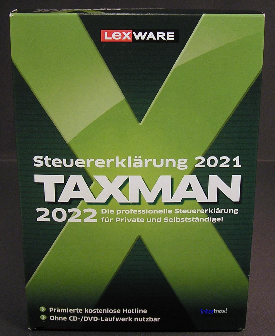 Lexware Taxman 2022 Vollversion Box + DVD Steuerjahr 2021 + Steuerhandbuch NEU