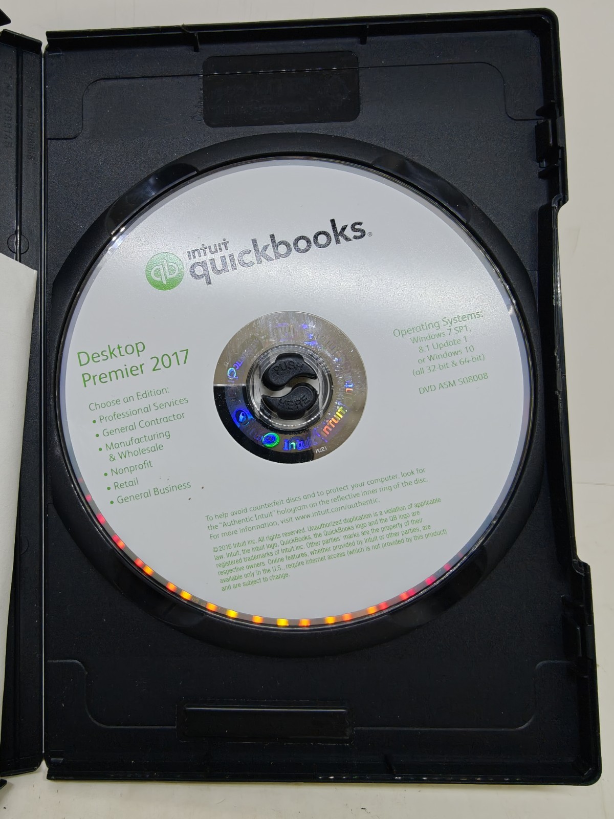 Intuit QUICKBOOKS Desktop PREMIER 2017 NO SUBSCRIPTION