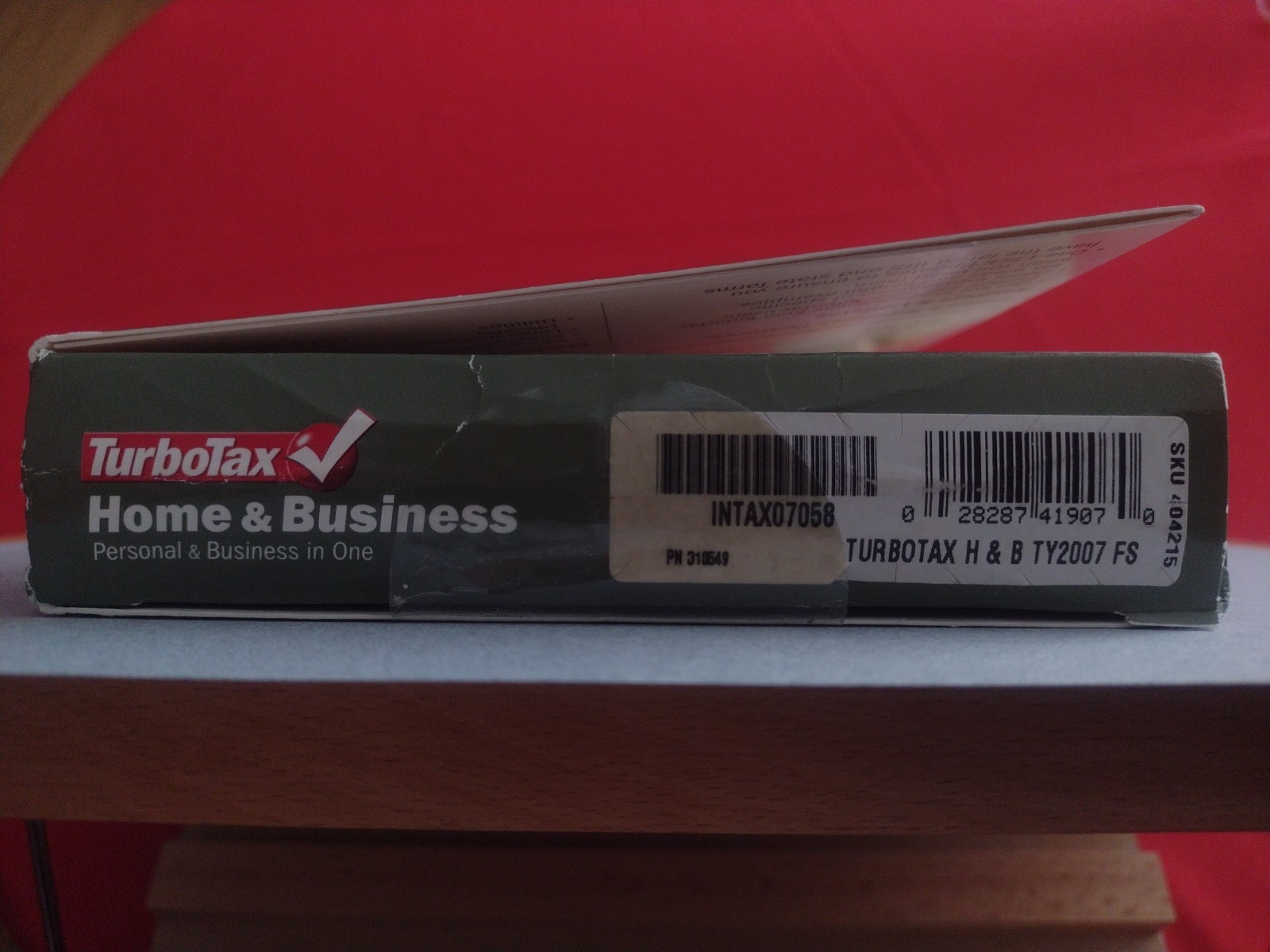 2007 TurboTax Home and Business CD Windows/Mac
