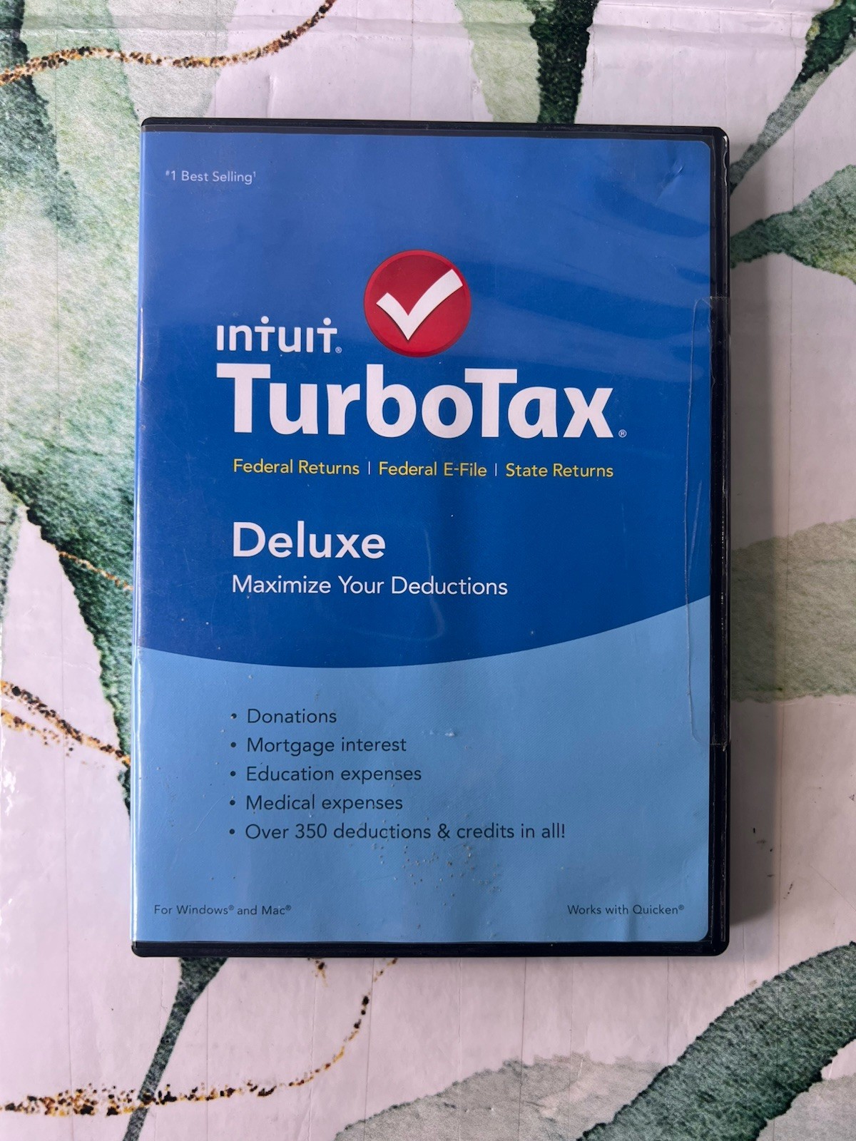2015 Intuit Turbotax Deluxe Minimize Your Deductions Federal/State Returns