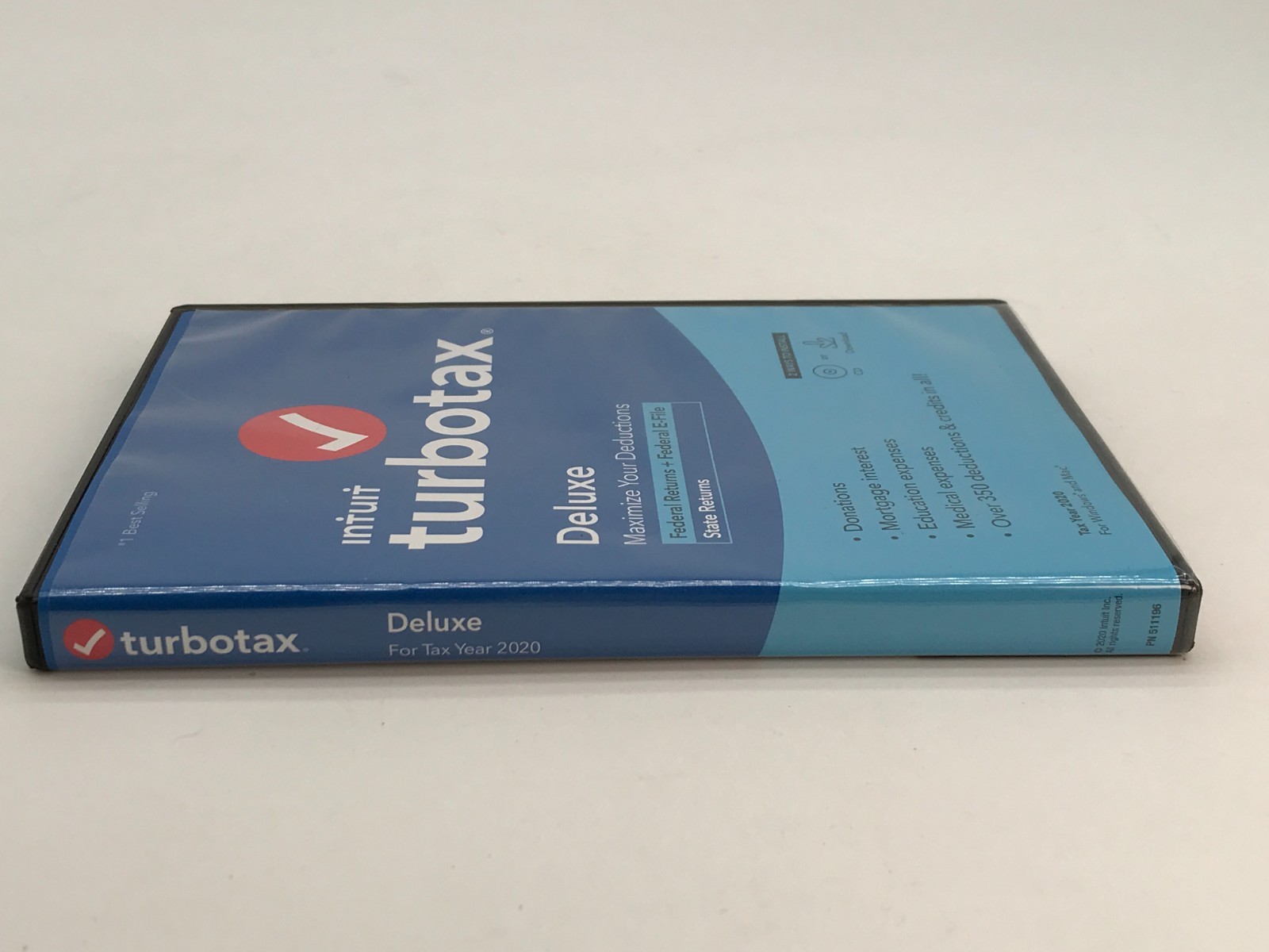 Intuit Turbotax Deluxe Federal Returns Federal E-file & State Returns 2020