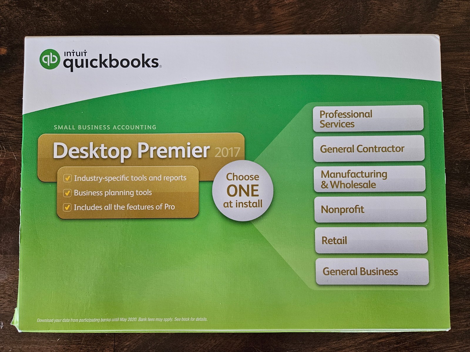 Intuit QUICKBOOKS Desktop PREMIER 2017 Windows 10 & 11 = NO SUBSCRIPTION =
