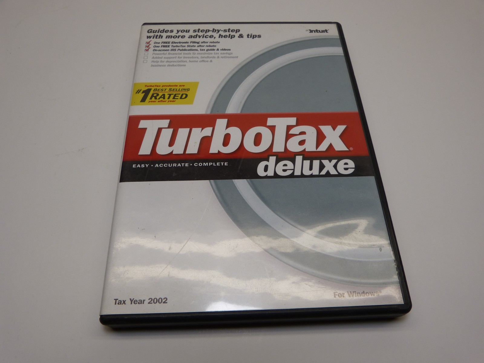 Intuit Turbo Tax Deluxe Federal & State 2002