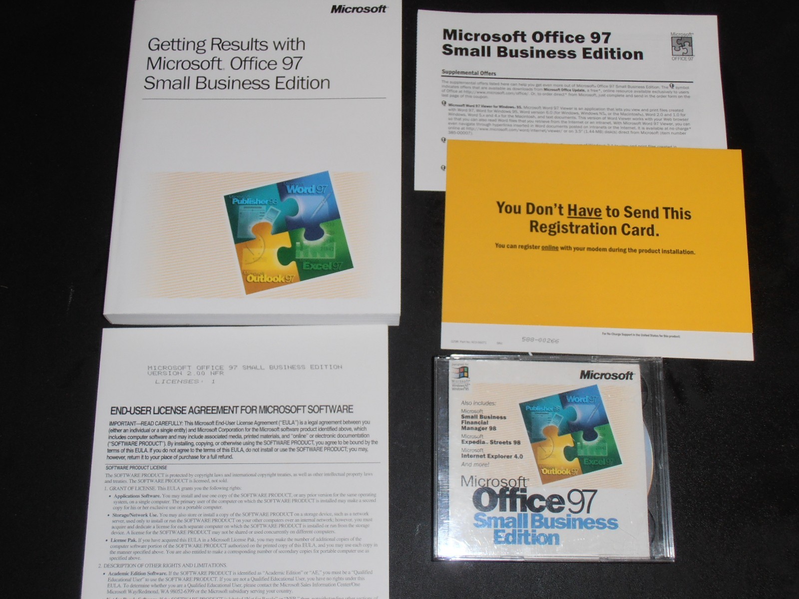 Microsoft Office 97 Small Business Edition (PC, 1998)