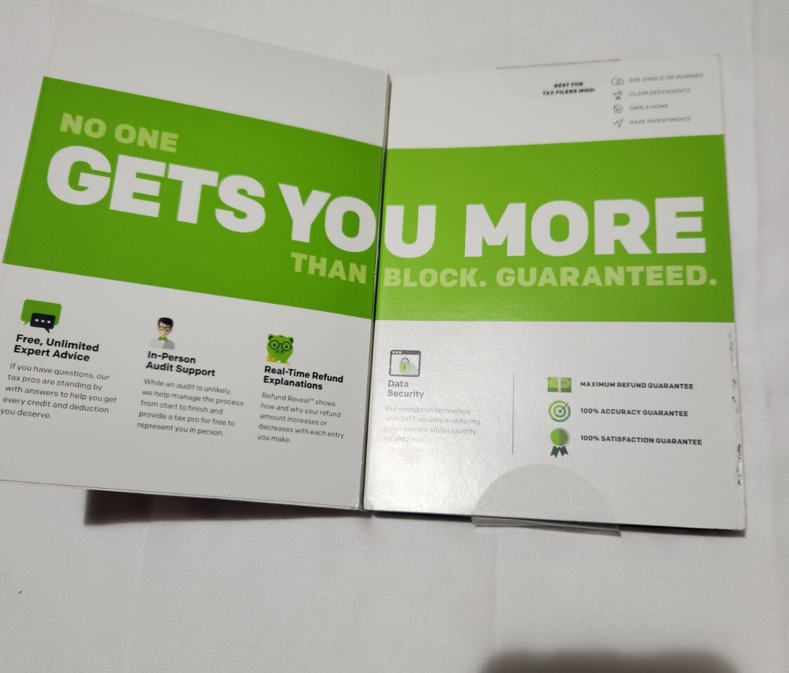 2016 H&R Block Deluxe Homeowners/Investors Federal and State Brand NEW Sealed!