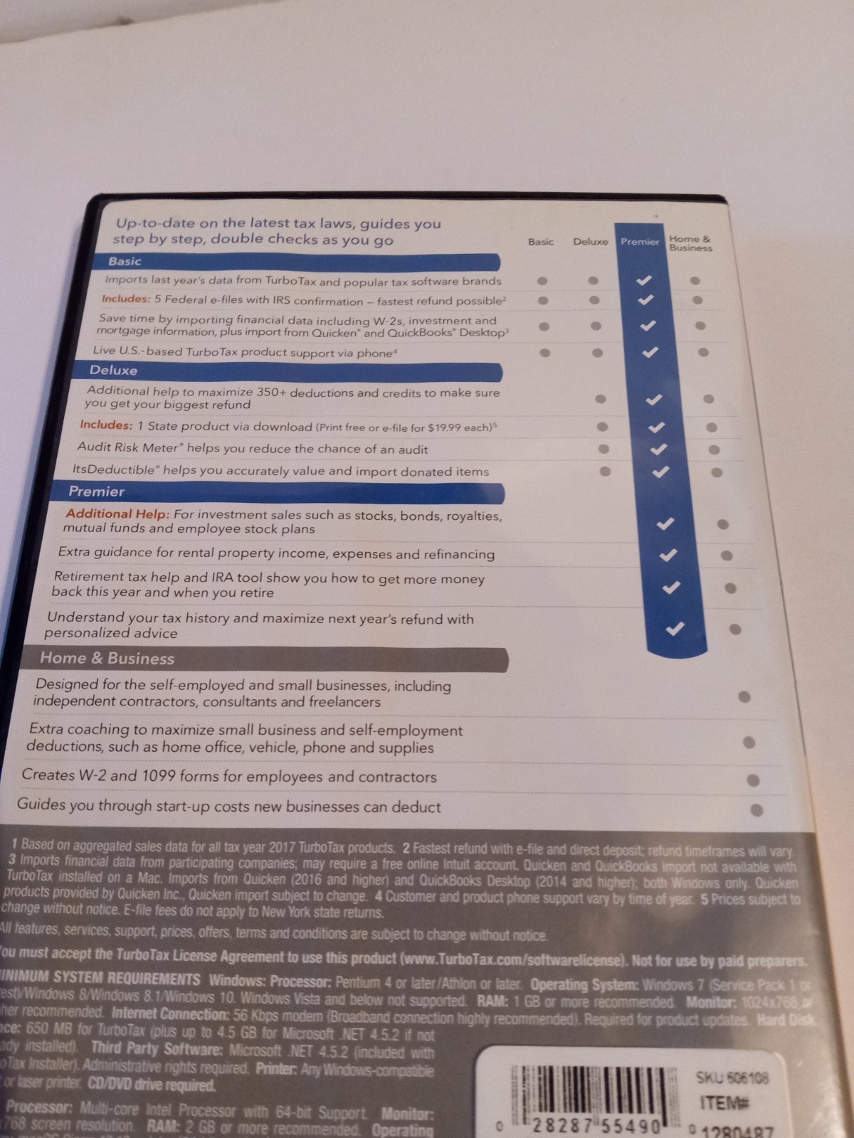 Intuit TURBOTAX 2018 Premier Investments & Rental Property – Windows & Mac