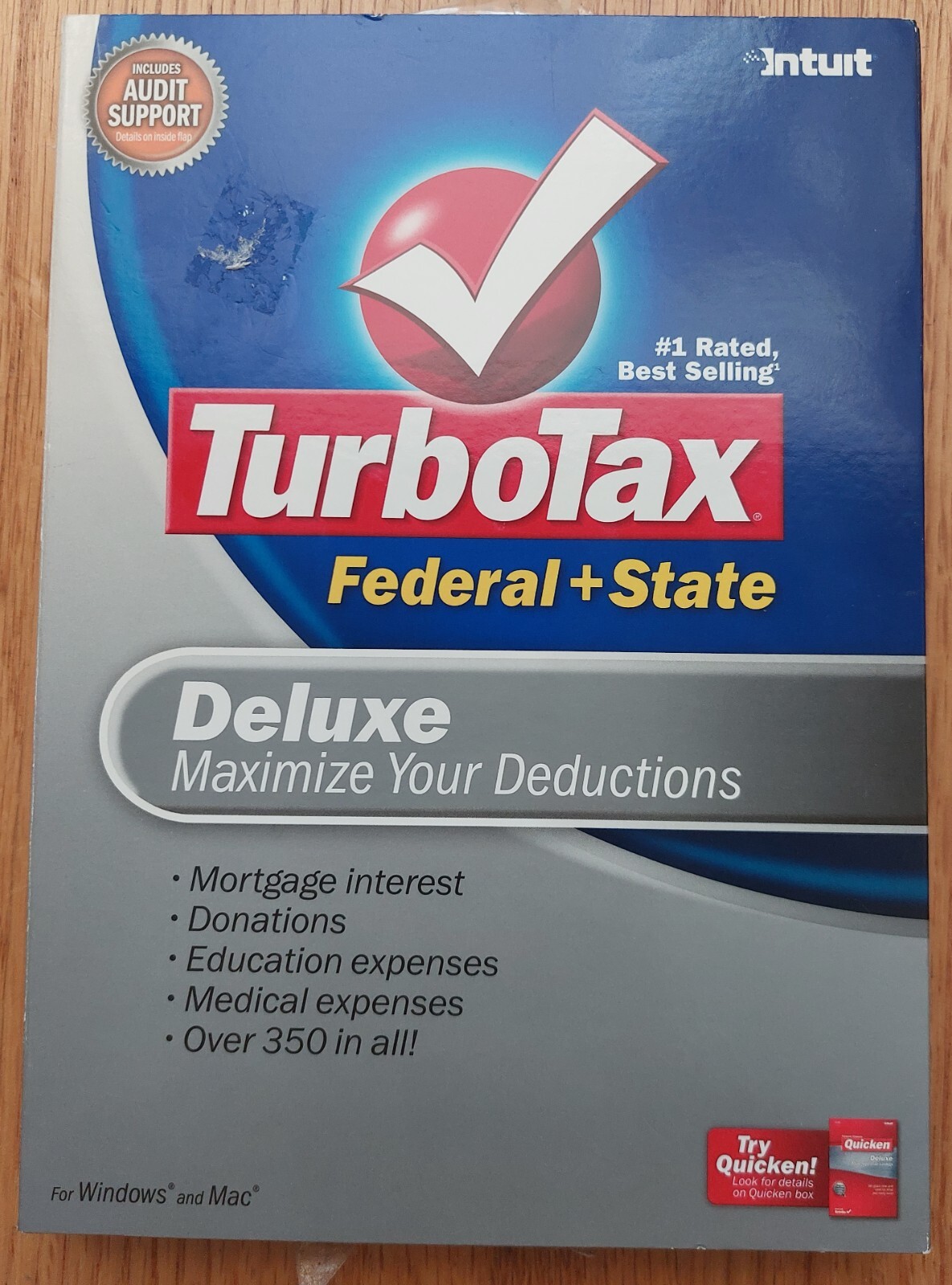 Turbo Tax Deluxe 2007 Federal & State