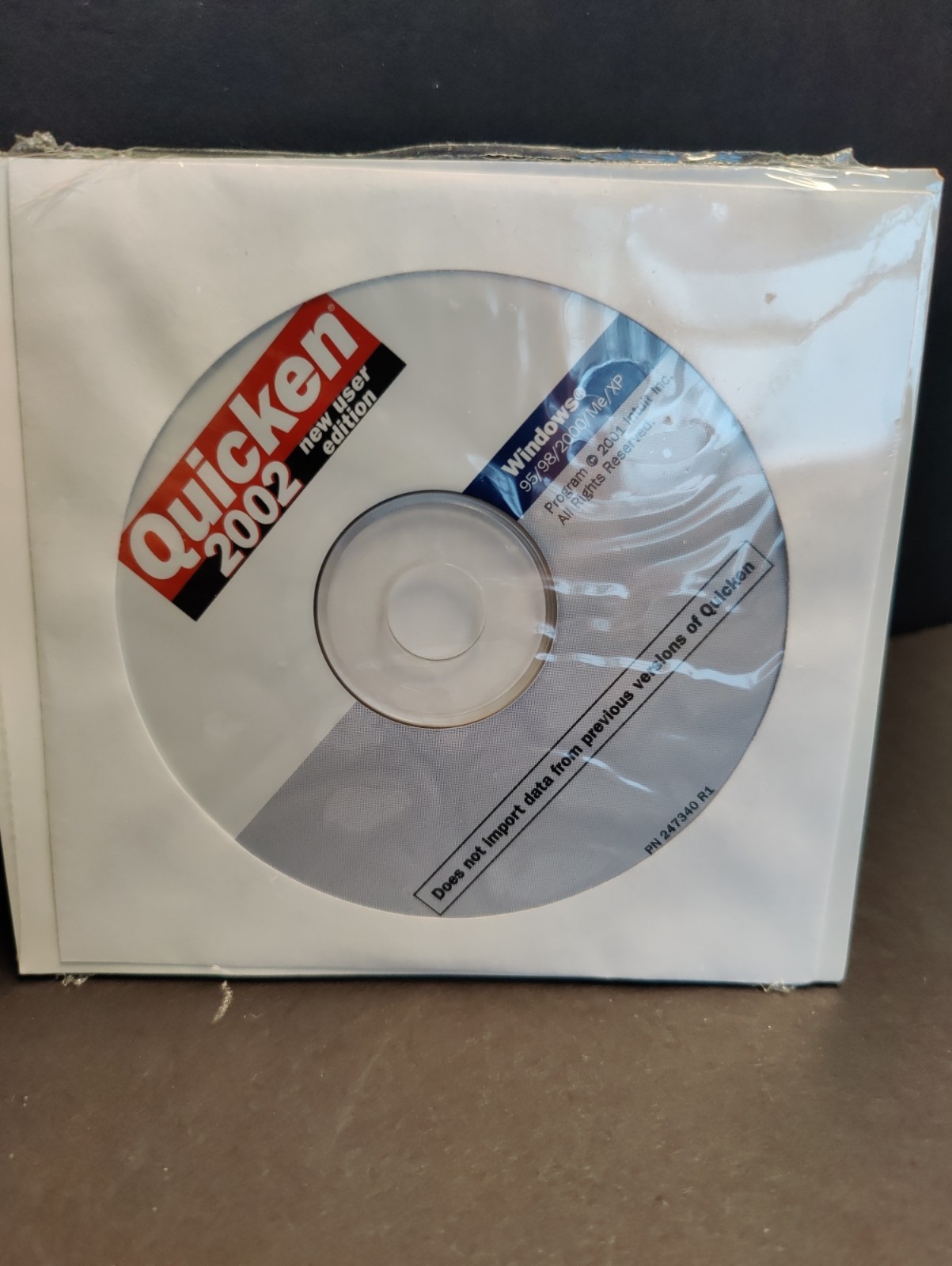 Quicken 2002 New User Edition New Sealed CD Windows 95/98/2000/ME/XP BRAND NEW