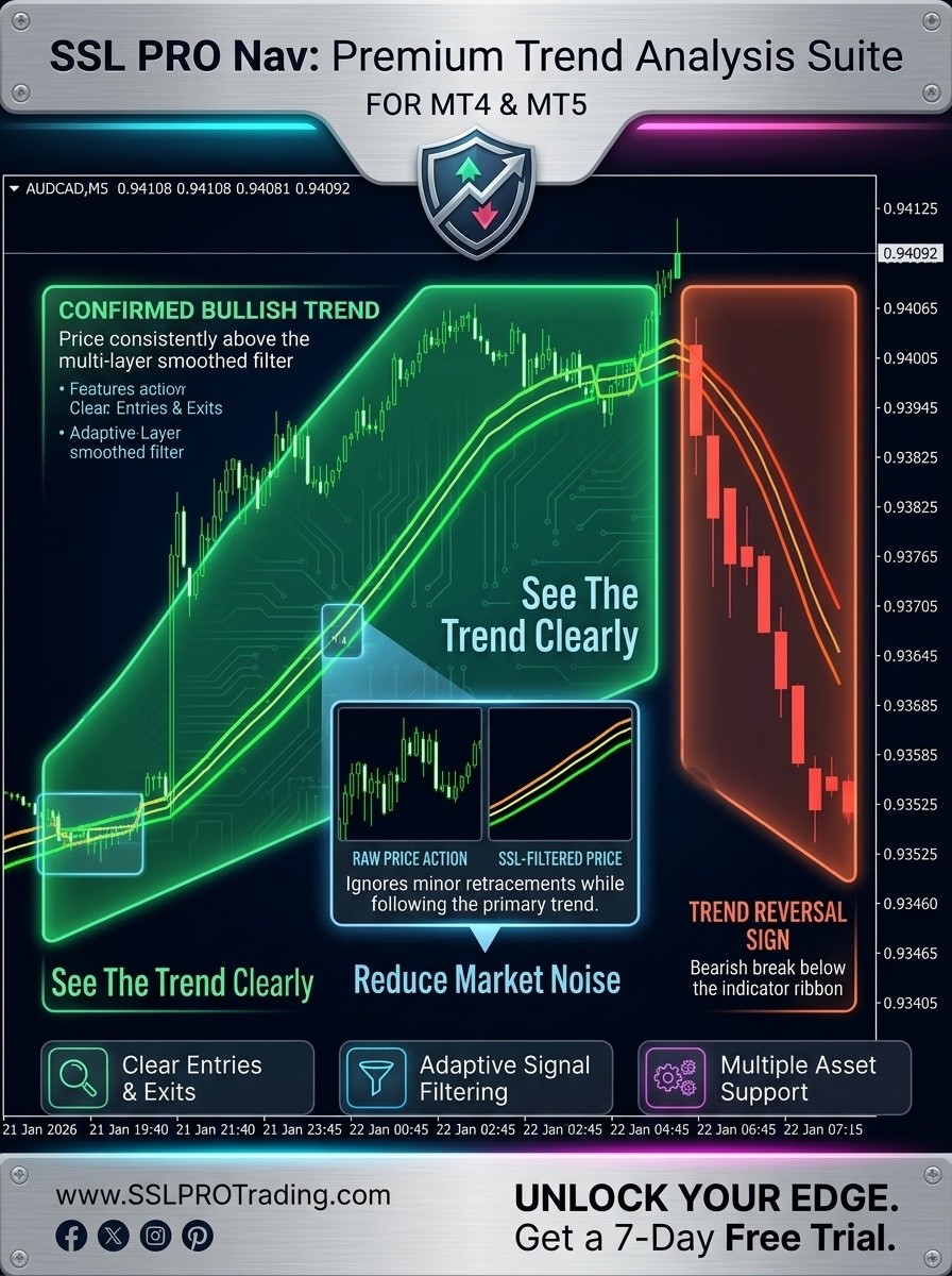 NEW!!! 📊 Generalized SSL Indikator für MetaTrader 4 – All important MA