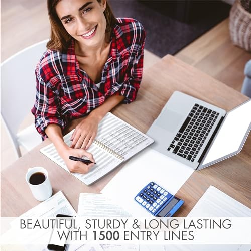 Easy to Use Accounting Ledger Book – The Perfect Expense Tracker Sage Green
