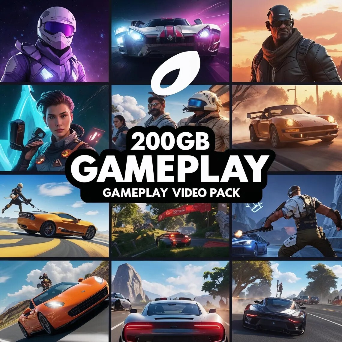 200GB of Premium Gameplay Clips for Reels, YouTube & TikTok | Content Creation