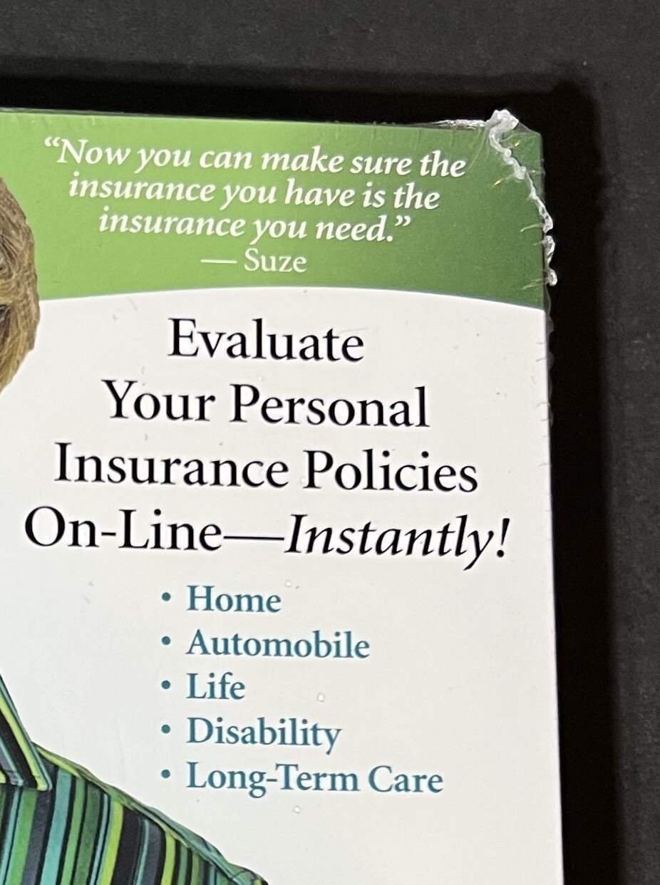 Suze Orman’s Insurance Kit (Sealed) PC and Macintosh Compatible (2007)