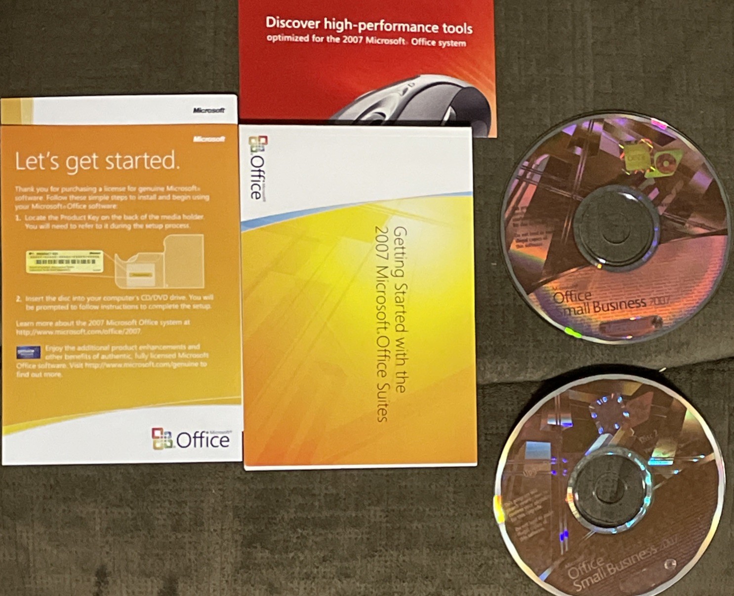 FACTORY SEALED NEW Microsoft Office Small Business 2007 Upgrade