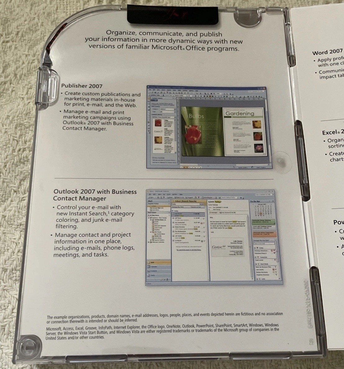 FACTORY SEALED NEW Microsoft Office Small Business 2007 Upgrade
