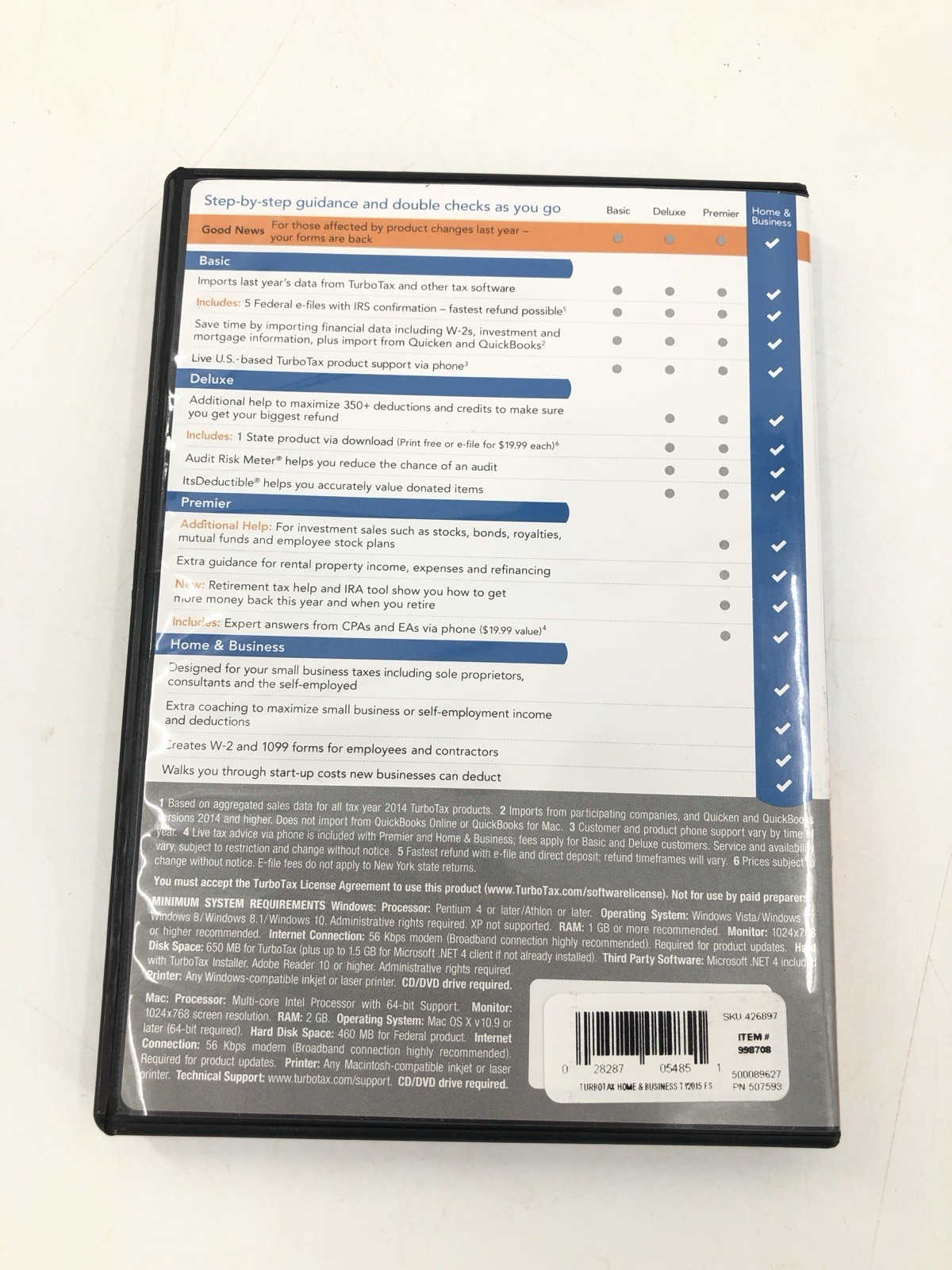2014 TurboTax Home & Business for Windows & MAC