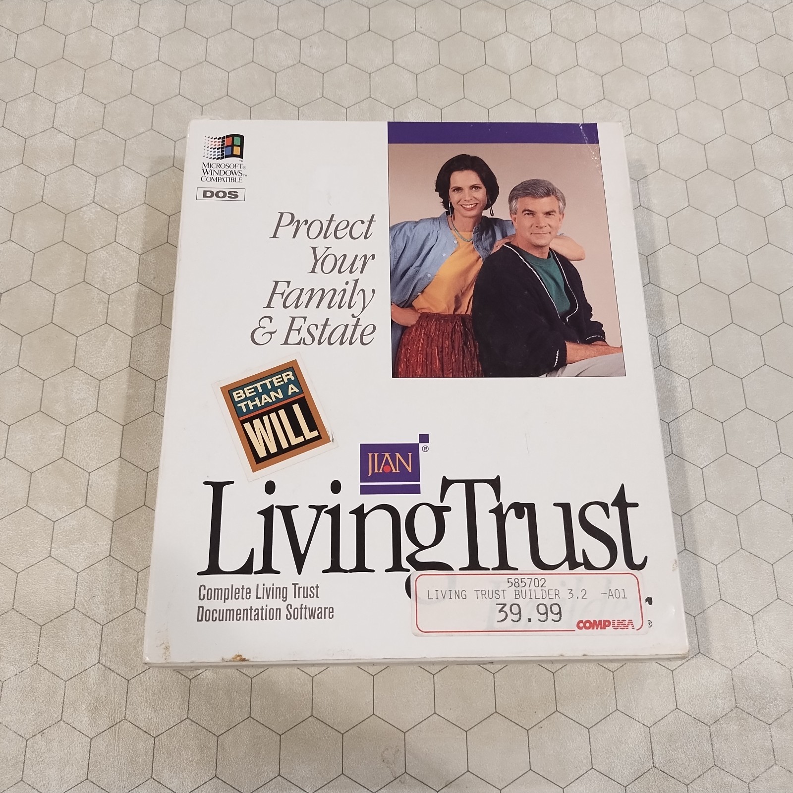 Jian Living Trust Builder, Windows/DOS, 3.5″ disks, 1994