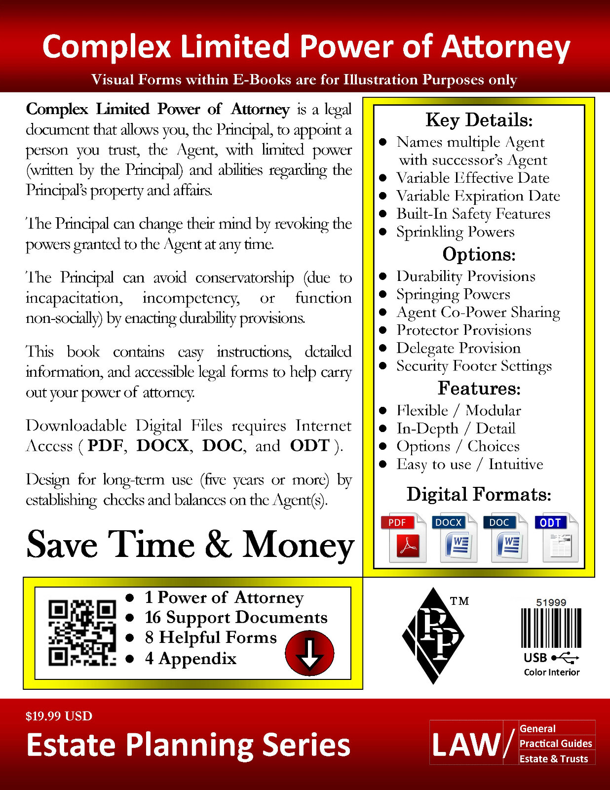Complex Limited Power of Attorney – Full Version – USB Flash Drive Only