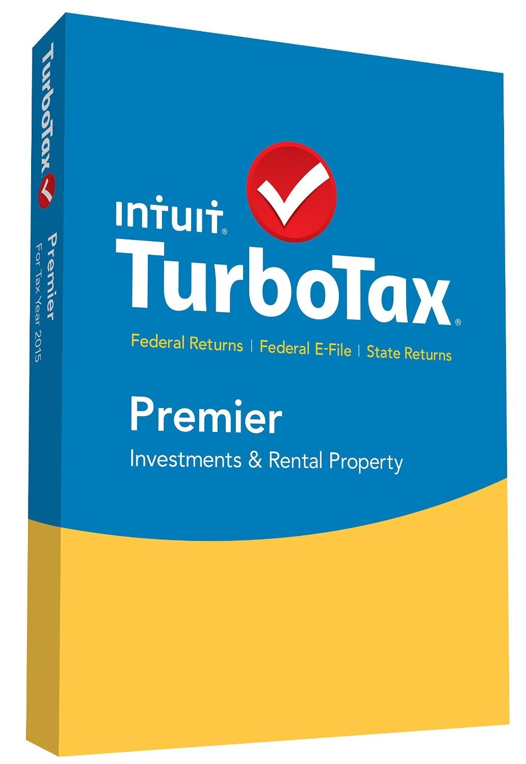 TurboTax Premier 2015 Investments & Rental Win/Mac CD | Full Updates | #1 Expert