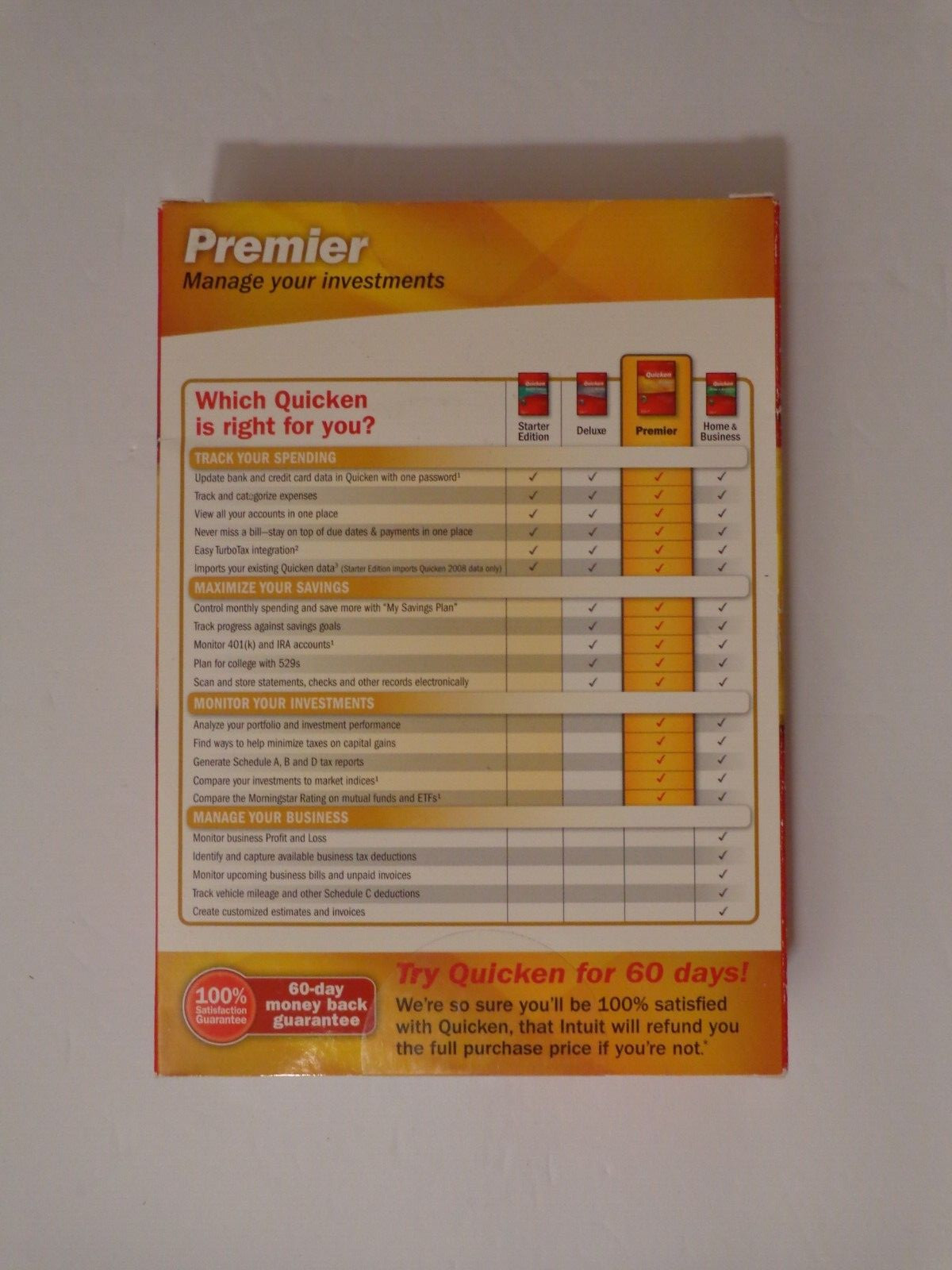 Quicken Premier 2009 For Windows