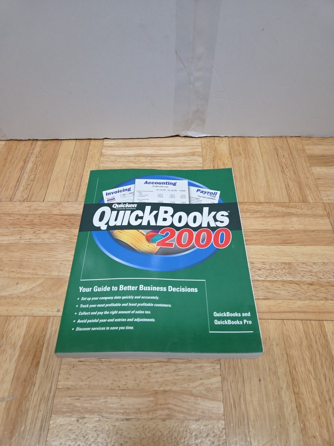 Quicken Intuit QuickBooks 2000 Accounting Software CD-ROM Windows – Complete