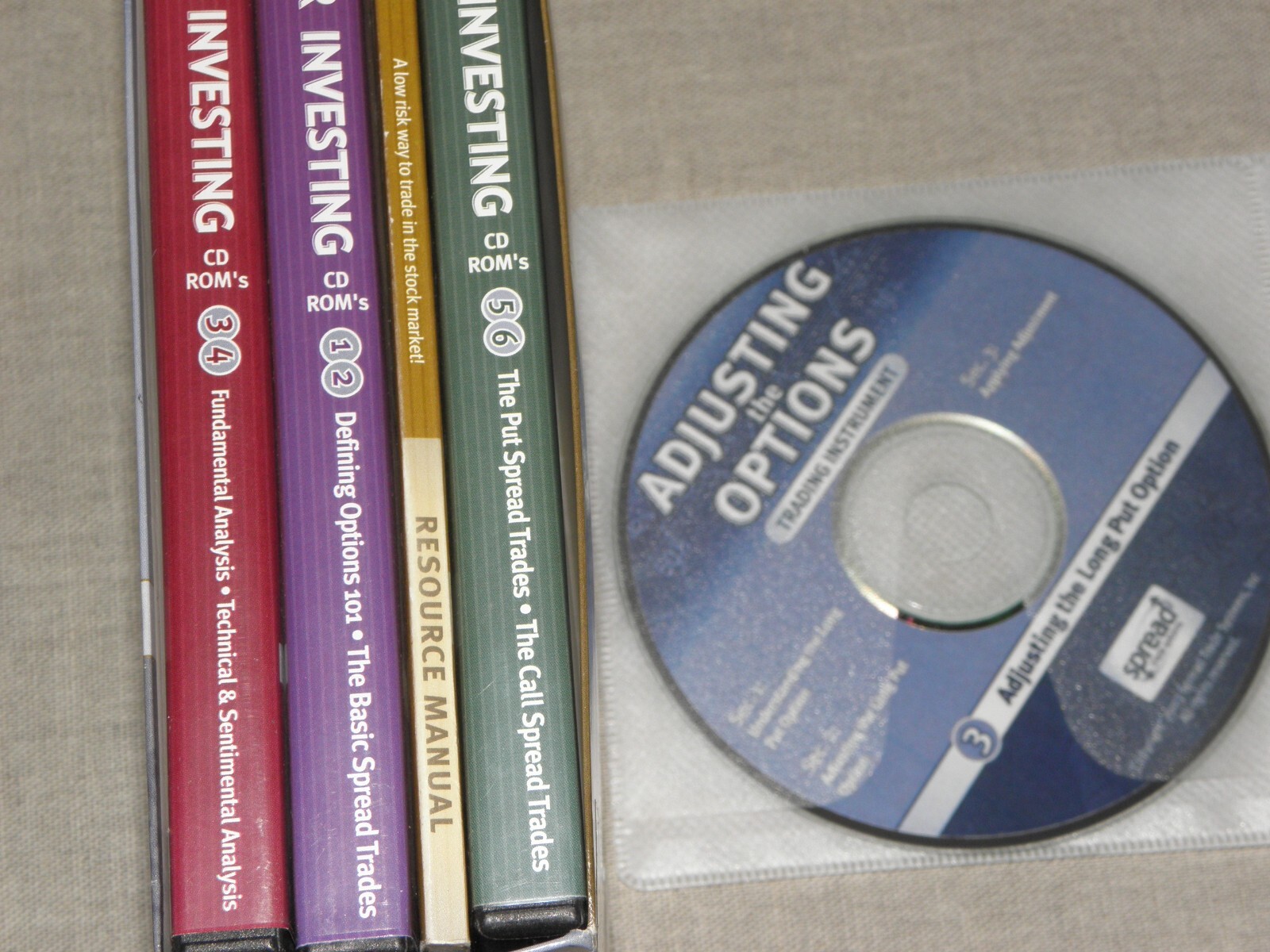 No Fear Investing – Spread Trade System – 8 CD-ROM Set