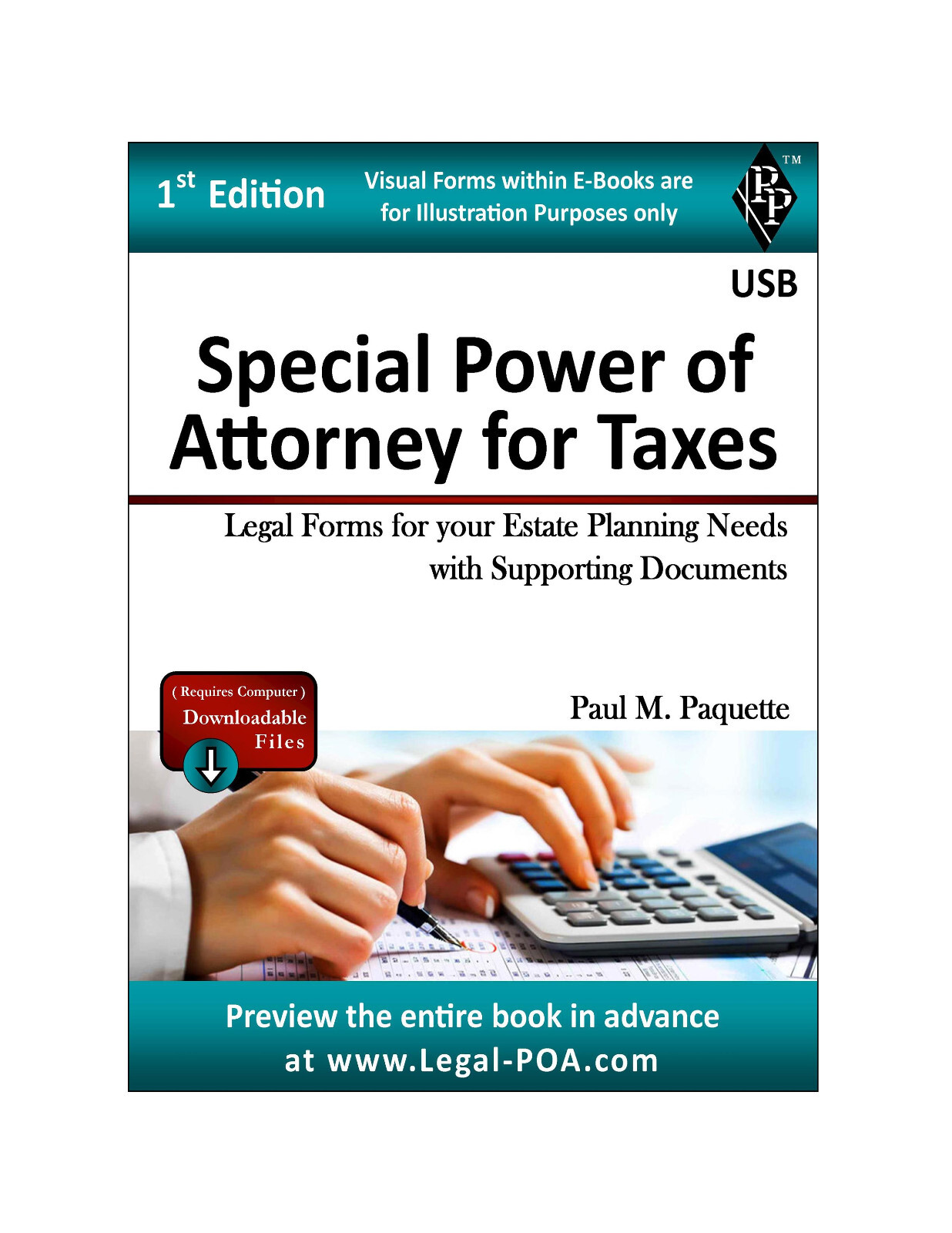 Special Power of Attorney for Taxes – Full Version – USB Flash Drive Only