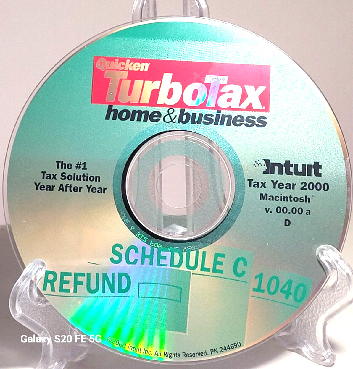 Quicken TurboTax Premier Tax Year 2000-Home & Business CD-for Macintosh V.00.00a