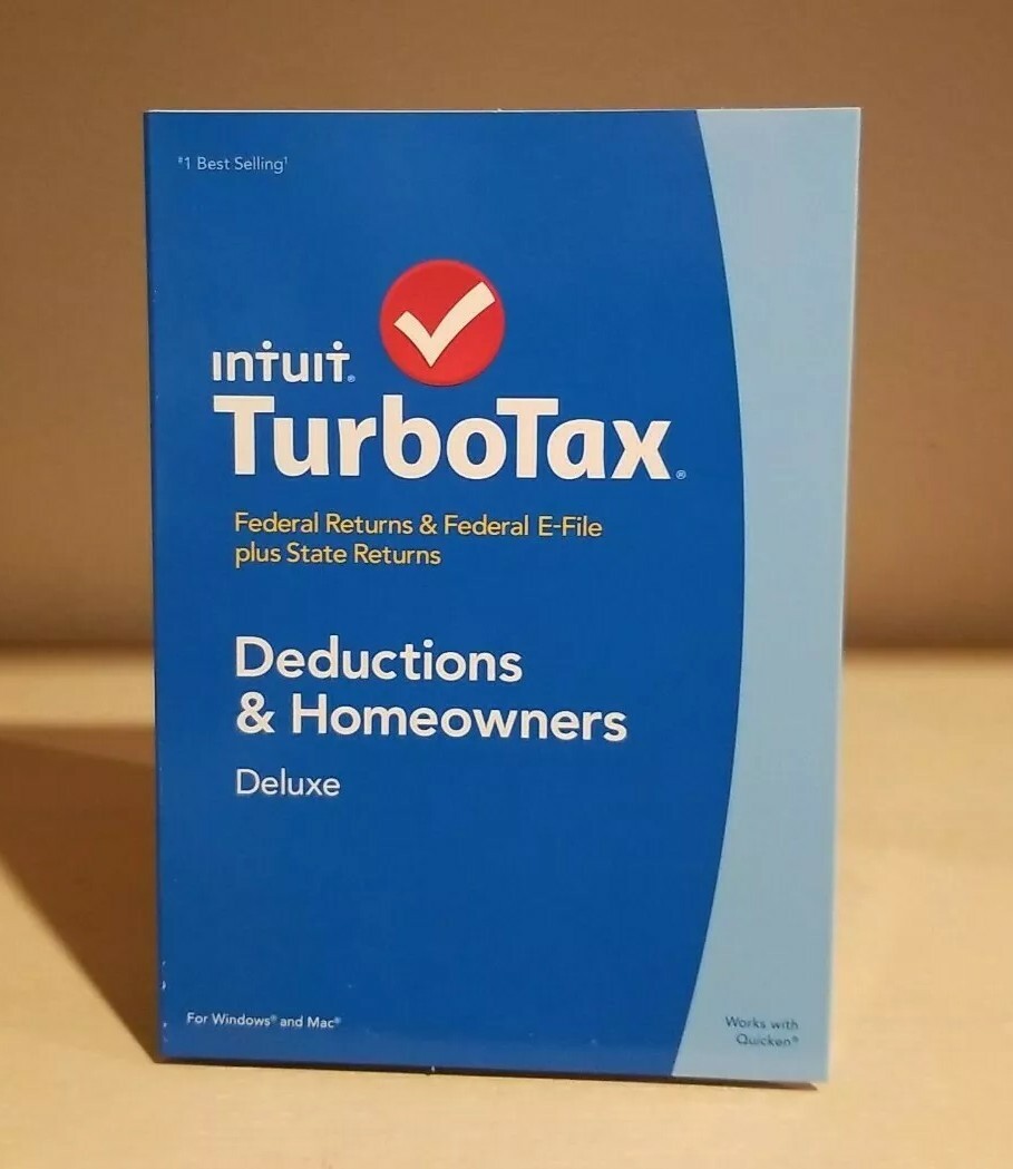 2014 TurboTax Deductions and Homeowners Federal Returns, E file plus State NEW