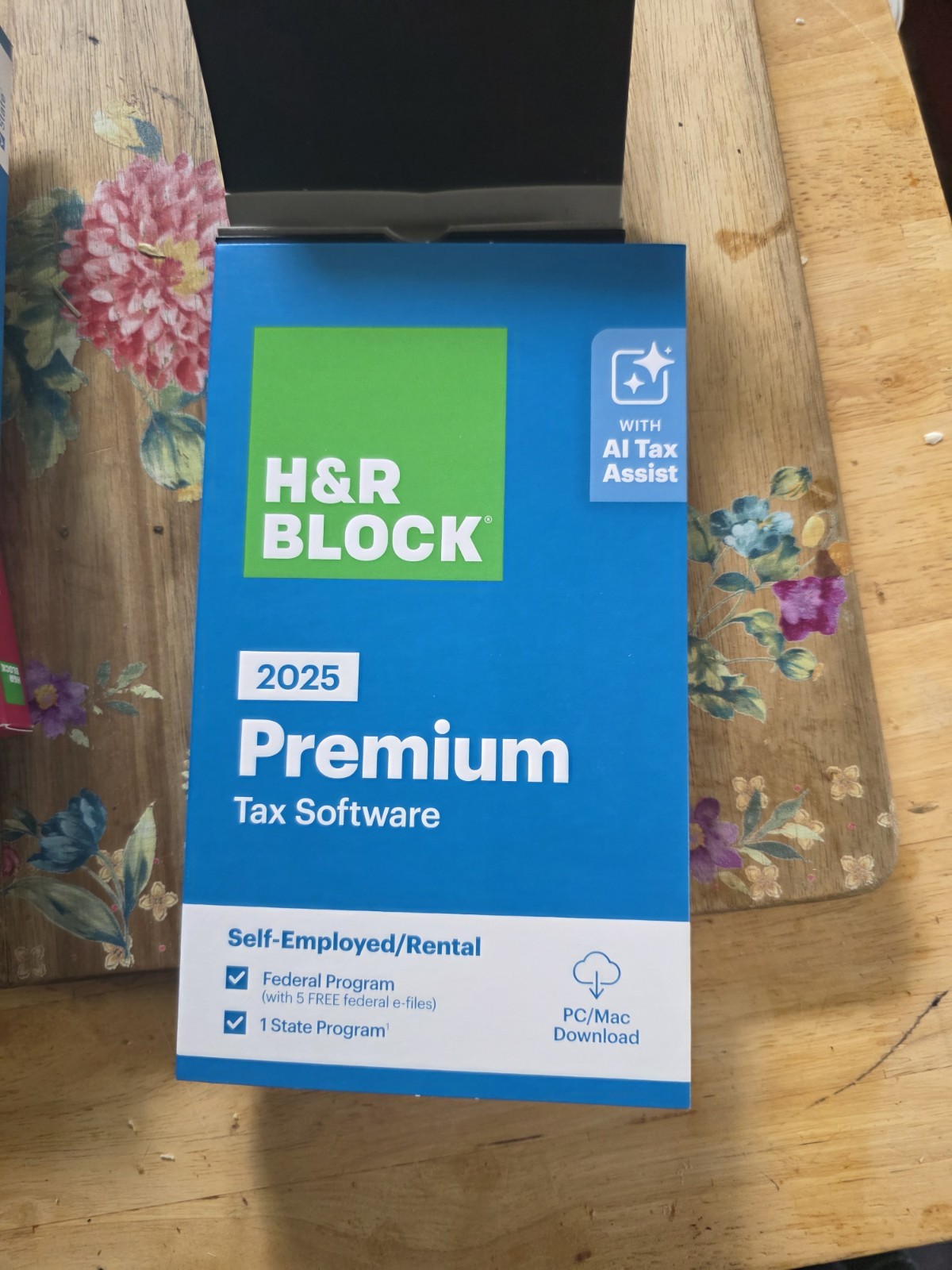 H&R Block Tax Software Premium 2025, PC/Mac Key Card