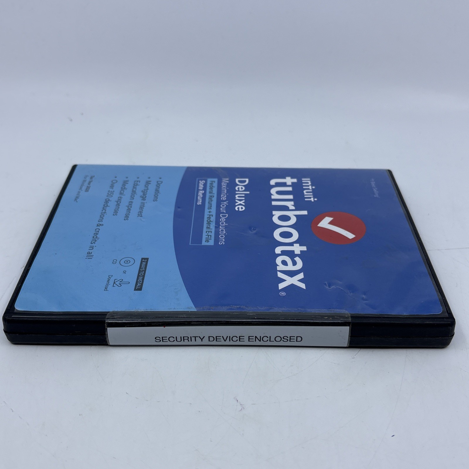TurboTax Deluxe Fed & State 2020 NEW Sealed 2020 Tax Year Intuit Disc Download