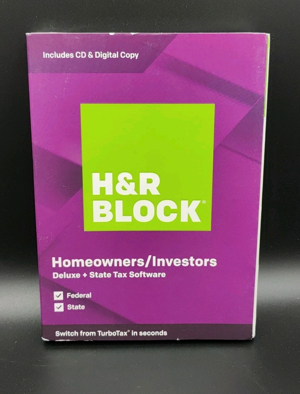 H&R Block 1336600-19 Deluxe State 2019 Tax Software – Brand New
