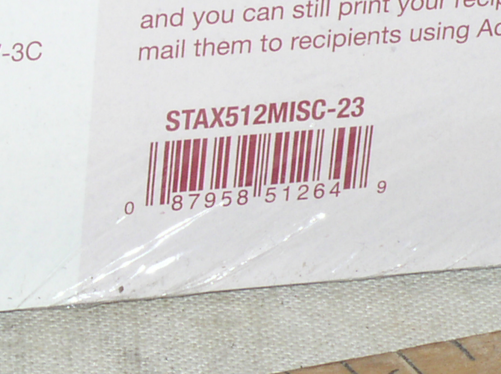 SEALED 2023 ADAMS 1099-MISC TAX KIT FORMS 5-PART 12 RECIPIENTS+ENVLOPES STAX512