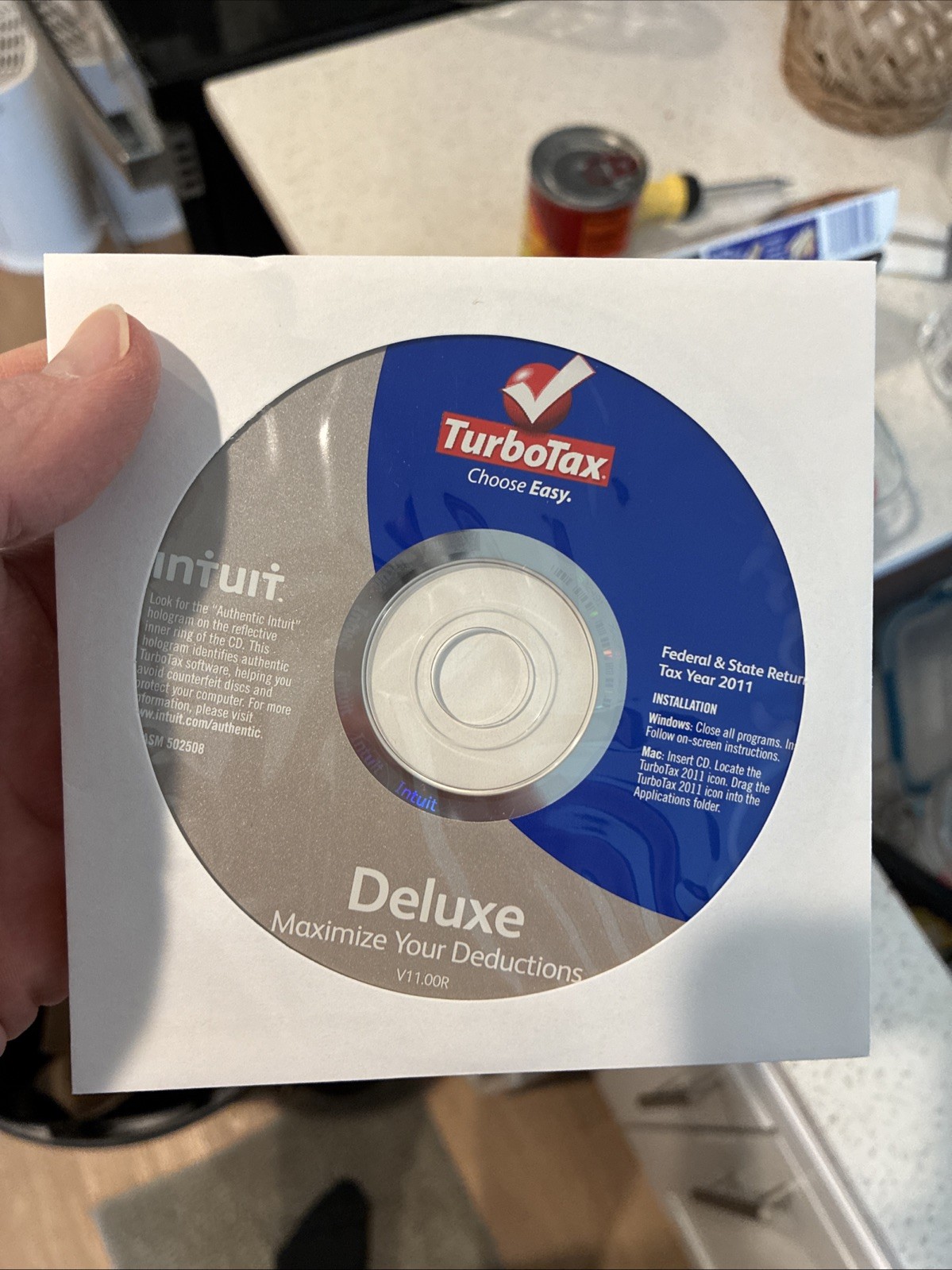 Turbo Tax Deluxe – Federal + State CD : 2011