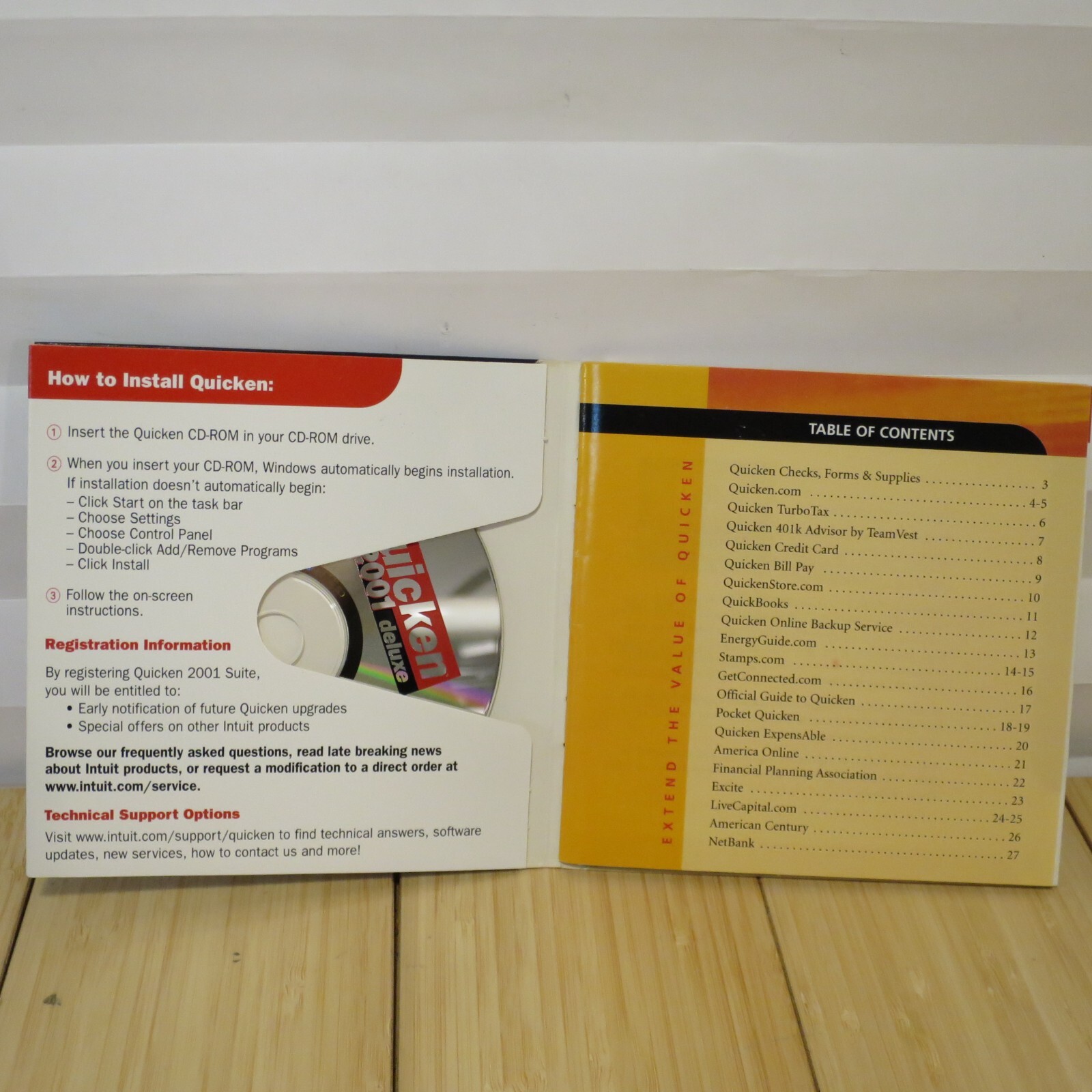 NOS Intuit Quicken 2001 Suite with 2001 Family Lawyer – Windows 95, 98, 2K, NT
