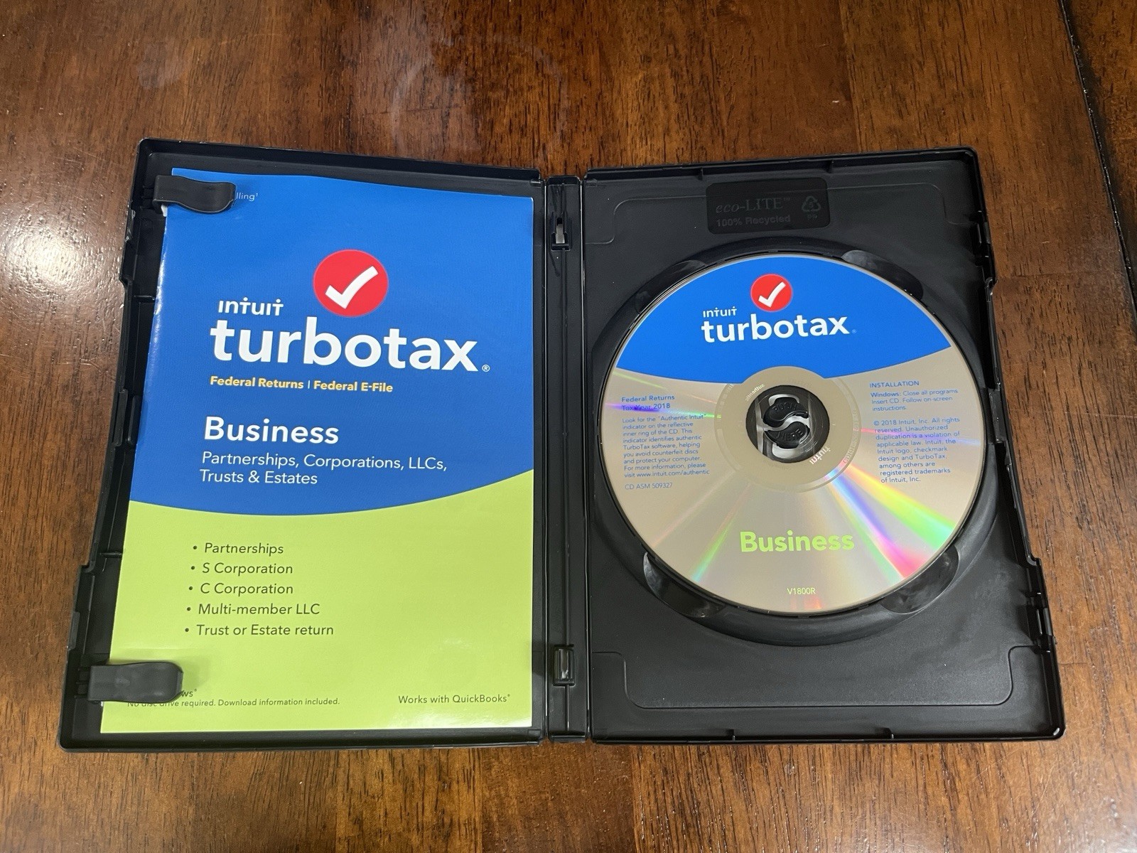TurboTax 2018 Business CD For Windows