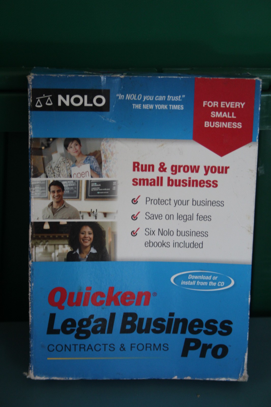 NOLO QUICKEN LEGAL BUSINESS PRO CONTRACTS & FORMS WINDOWS ONLY CD NEW SEALED