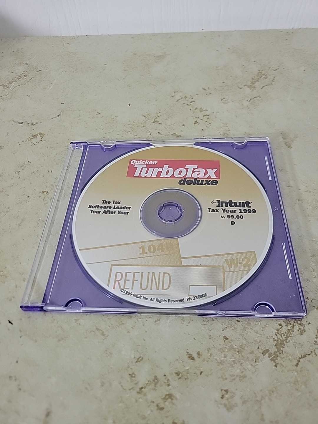 Quicken TurboTax Deluxe Tax Year 1999 Refund 1040 W-2