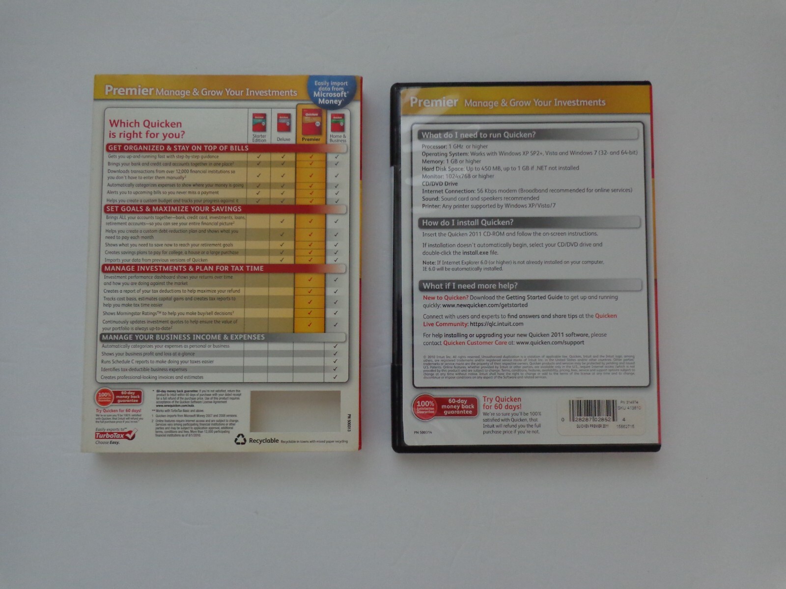 Quicken Premier 2011 For Windows